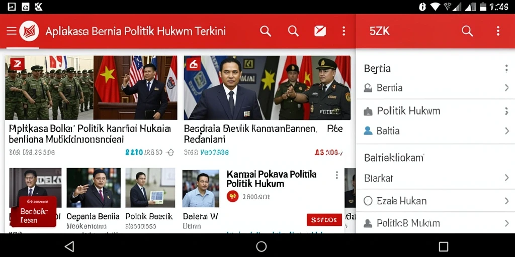 Tampilan antarmuka aplikasi 5ZK yang modern dan informatif.