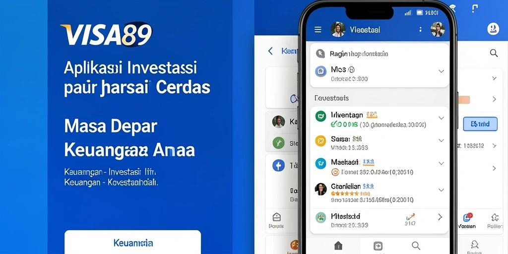 Antarmuka aplikasi Investasi yang intuitif dan informatif.